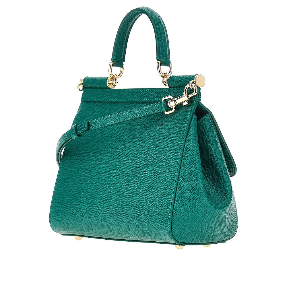 Dauphine leather medium 'Sicily' bag