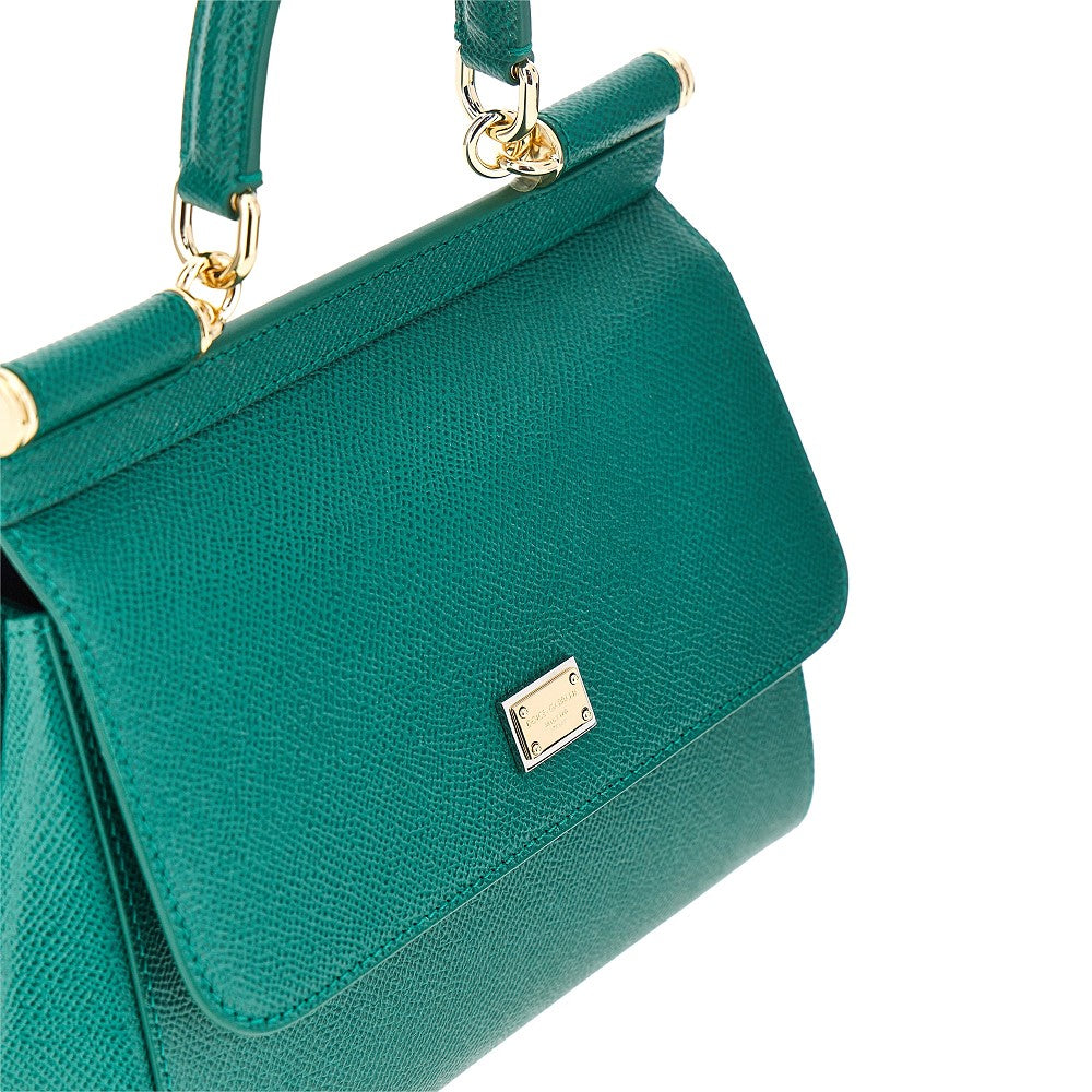 Dauphine leather medium 'Sicily' bag