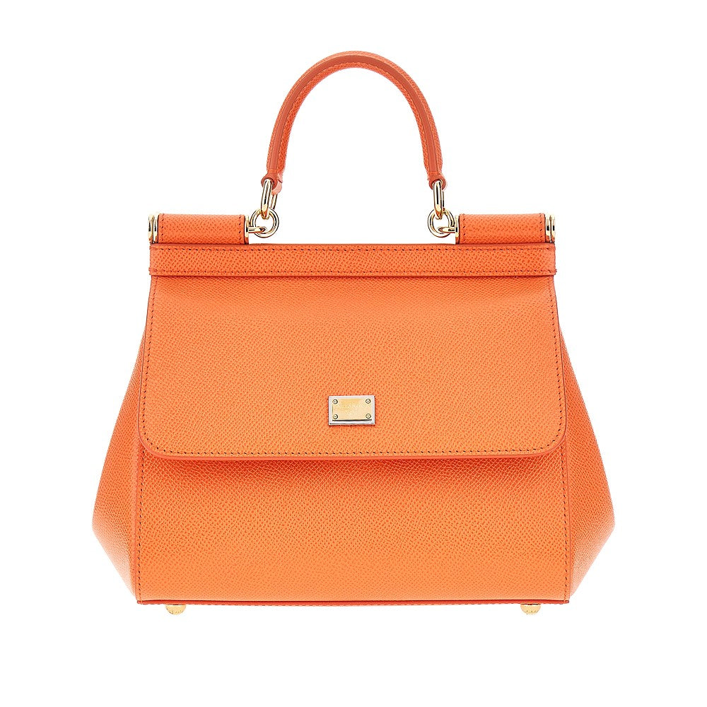 Dauphine leather medium 'Sicily' bag