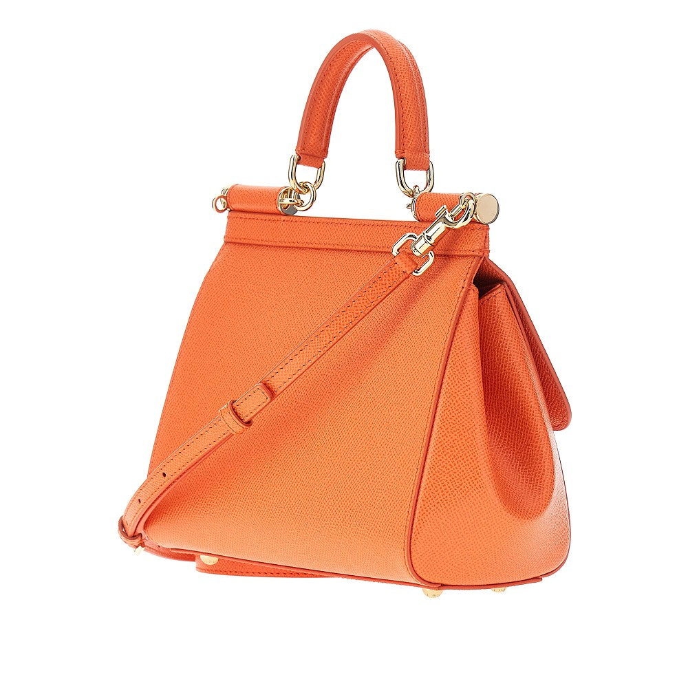 Dauphine leather medium 'Sicily' bag