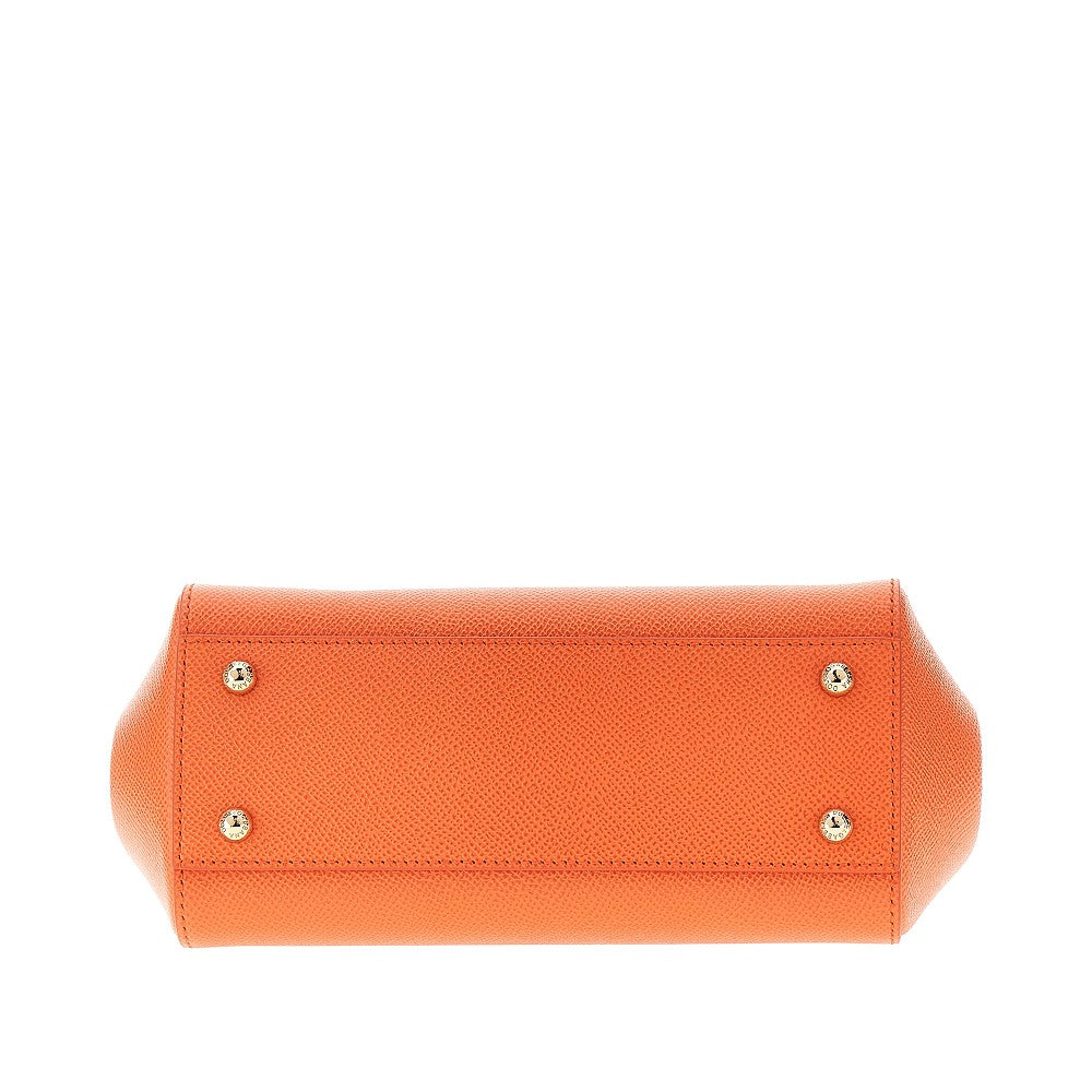Dauphine leather medium 'Sicily' bag