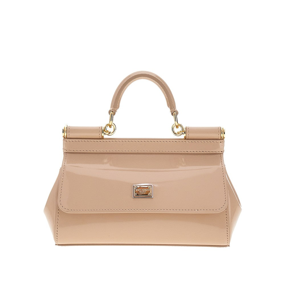 Patent leather small &#39;Sicily&#39; bag