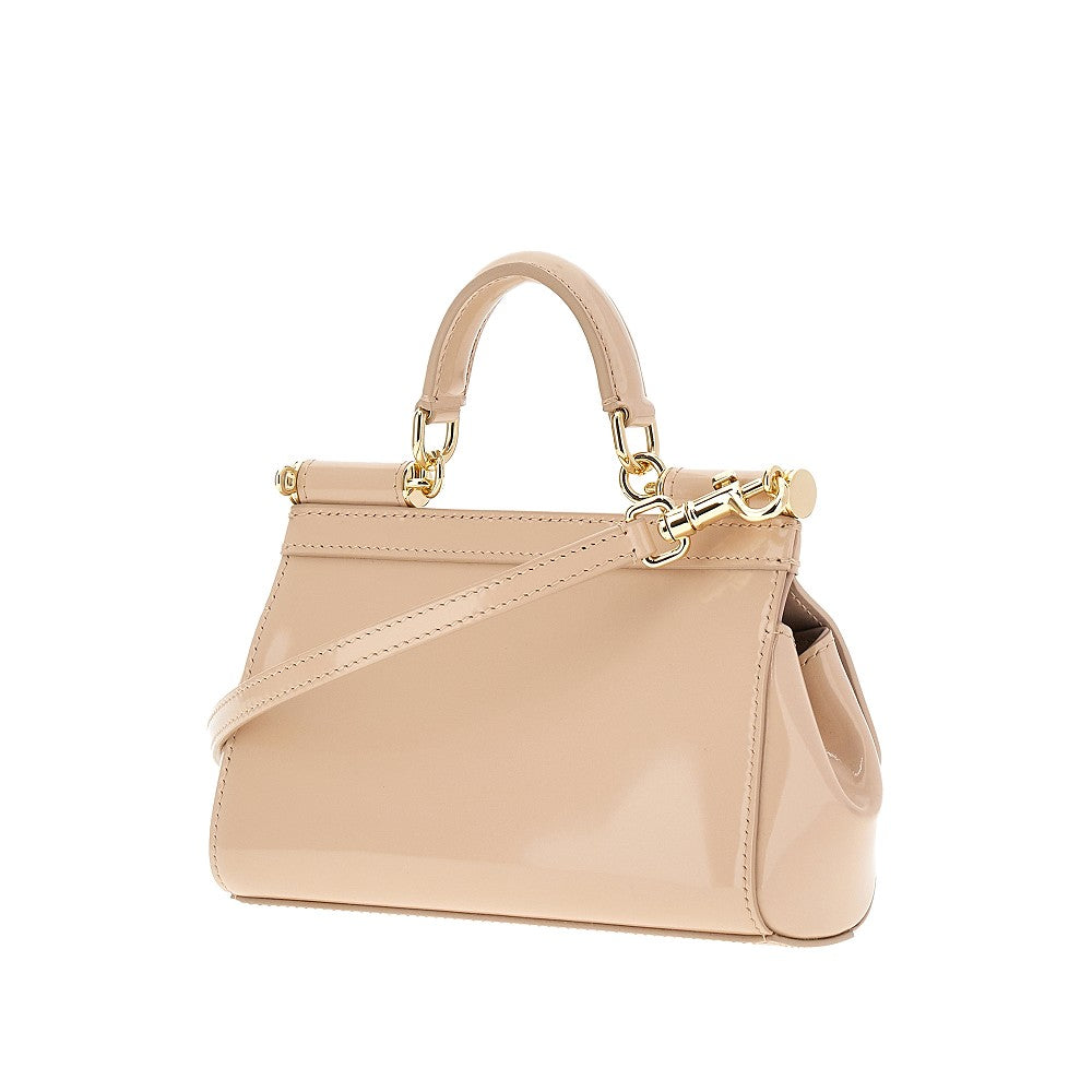 Patent leather small &#39;Sicily&#39; bag