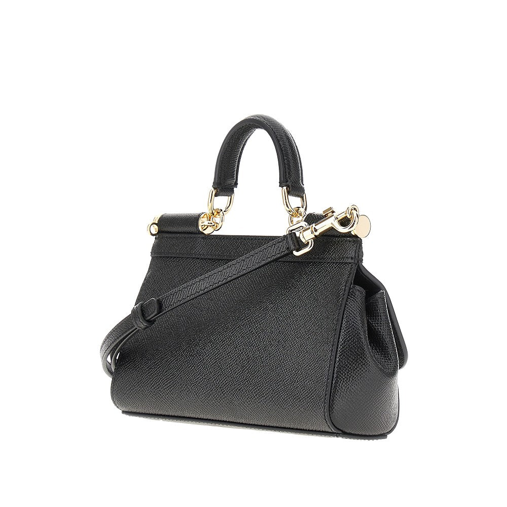 Dauphine leather mini 'Sicily' bag