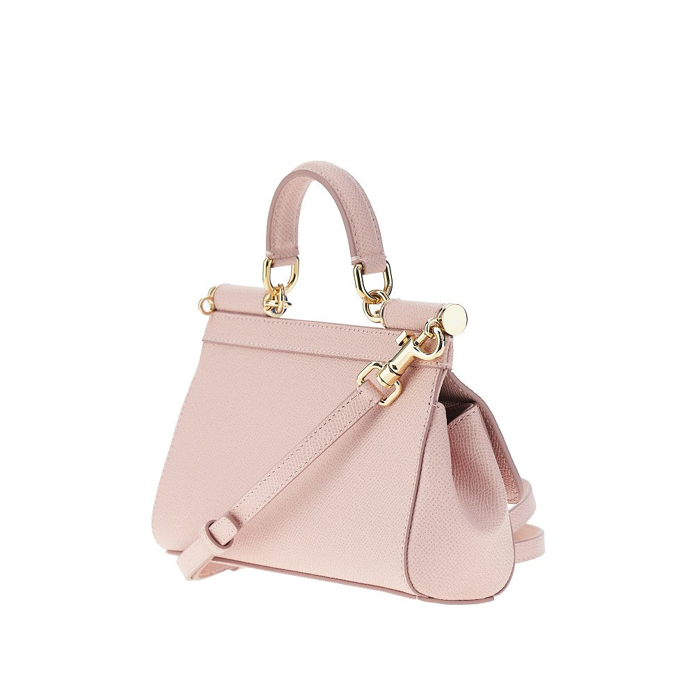 Dauphine leather mini 'Sicily' bag