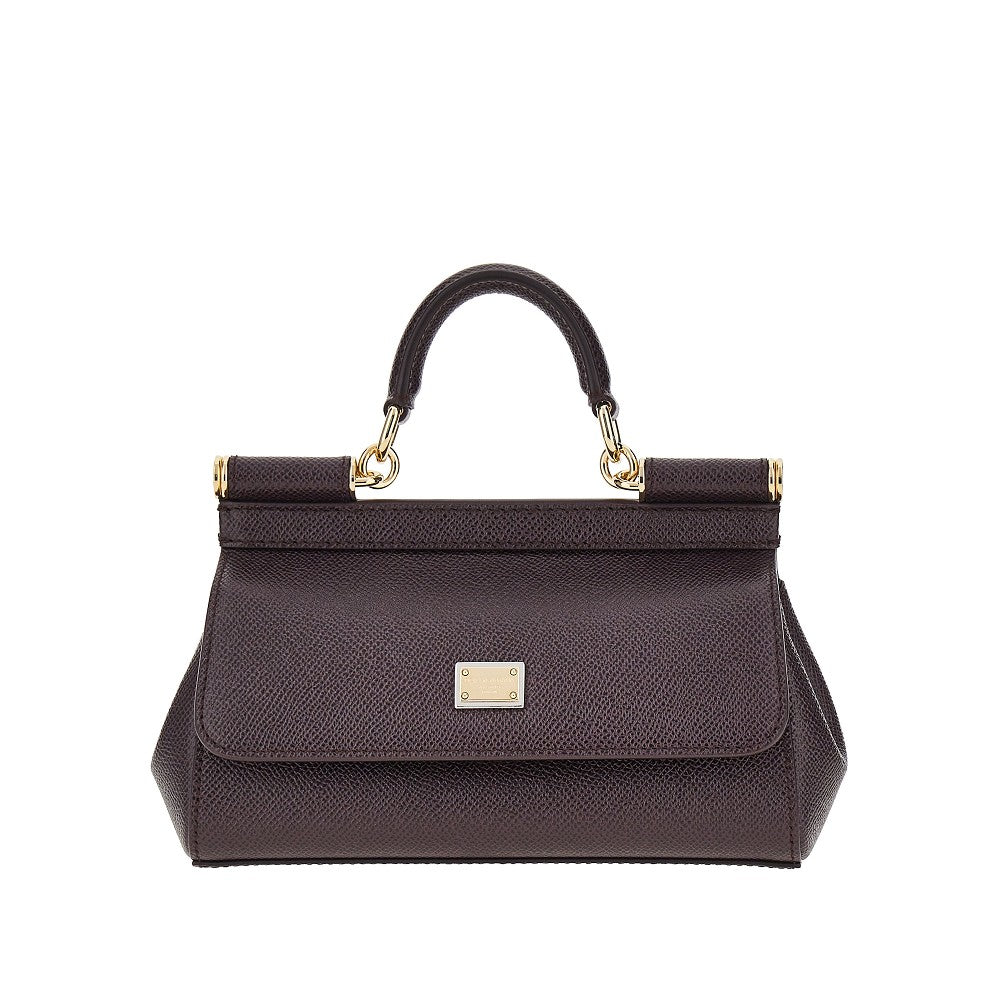 Borsa 'Sicily' piccola in pelle Dauphine