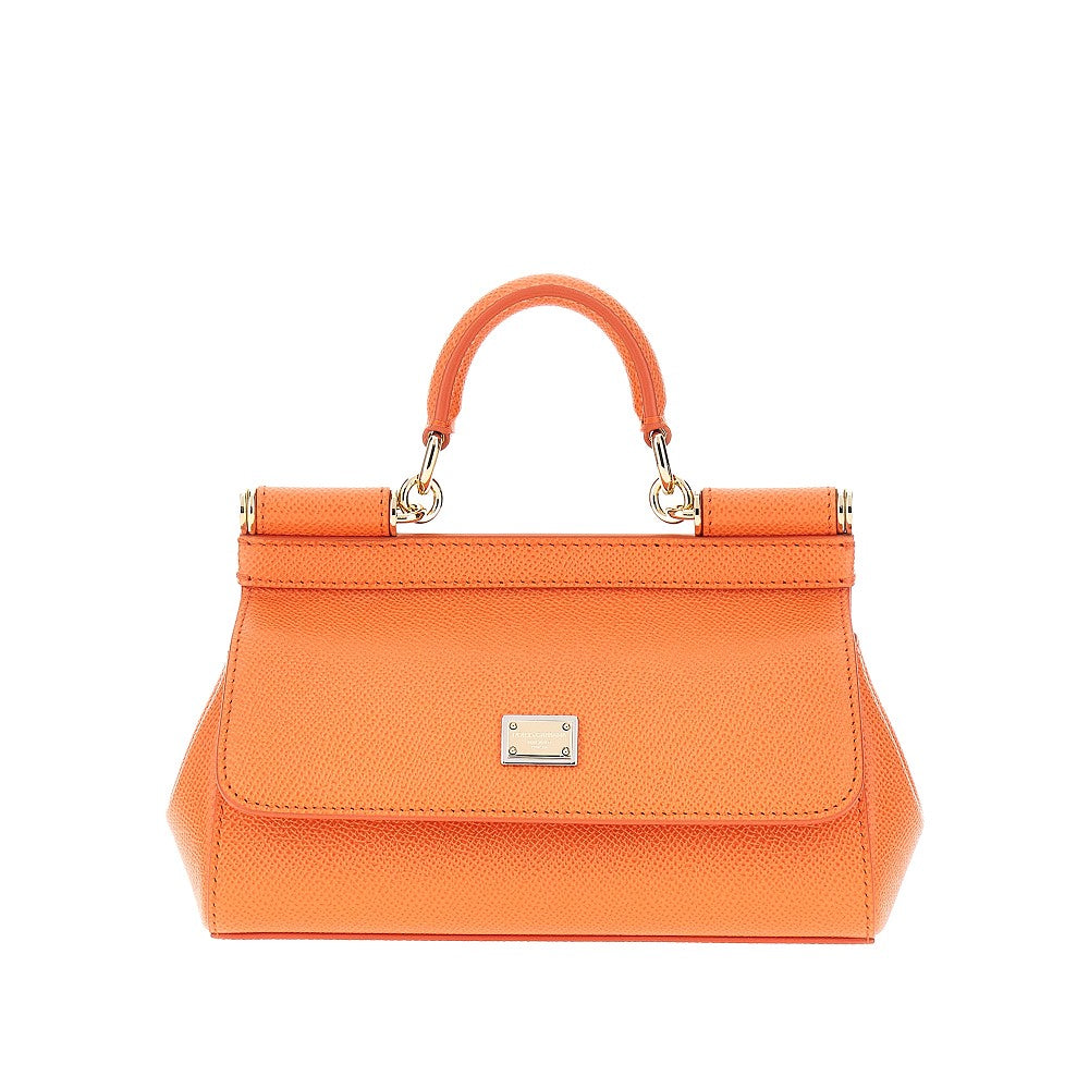 Dauphine leather mini 'Sicily' bag