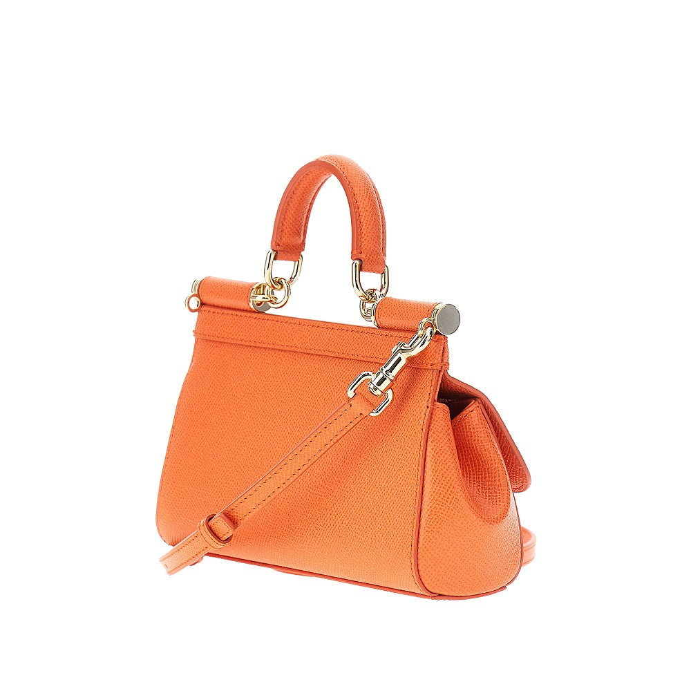 Dauphine leather mini 'Sicily' bag