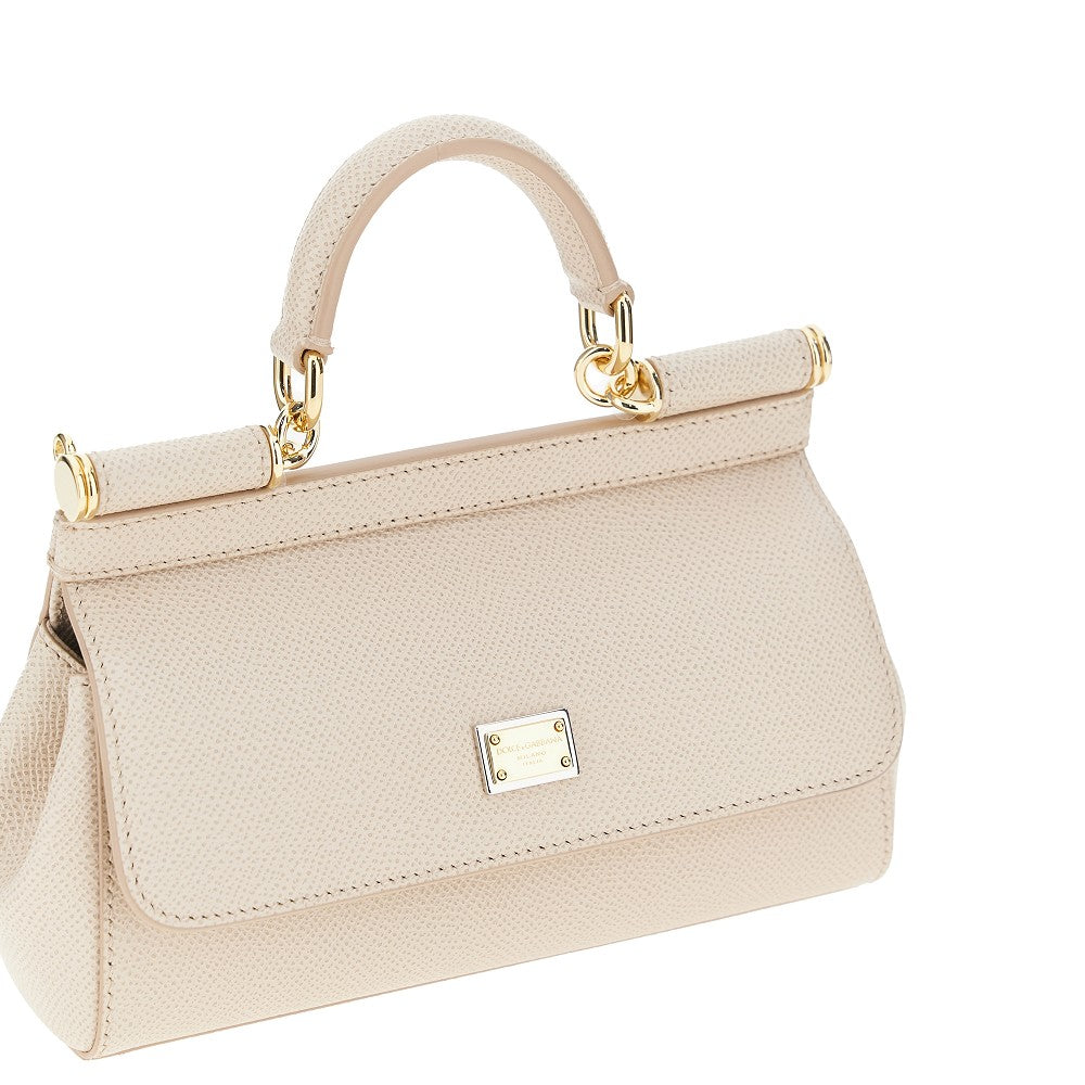 Borsa 'Sicily' piccola in pelle Dauphine