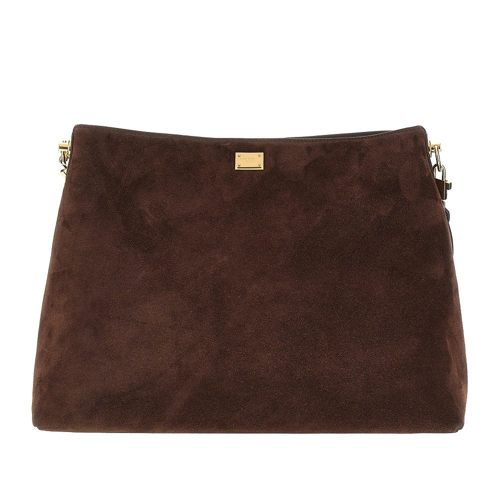 'Vittoria' suede leather big bag