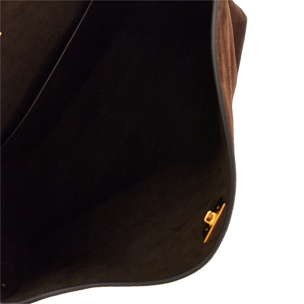 'Vittoria' suede leather big bag