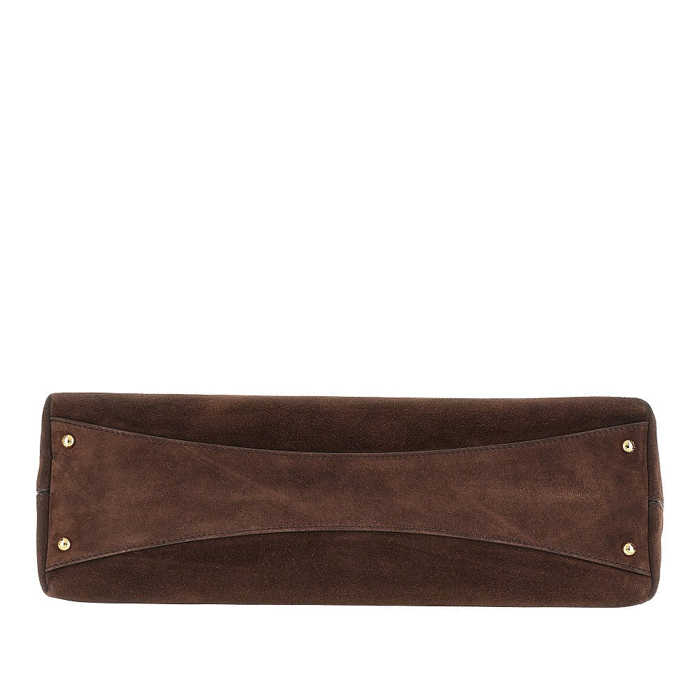 'Vittoria' suede leather big bag