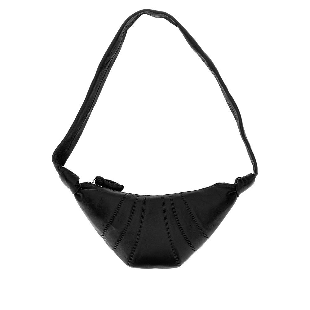 Borsa 'Croissant' piccola in nappa