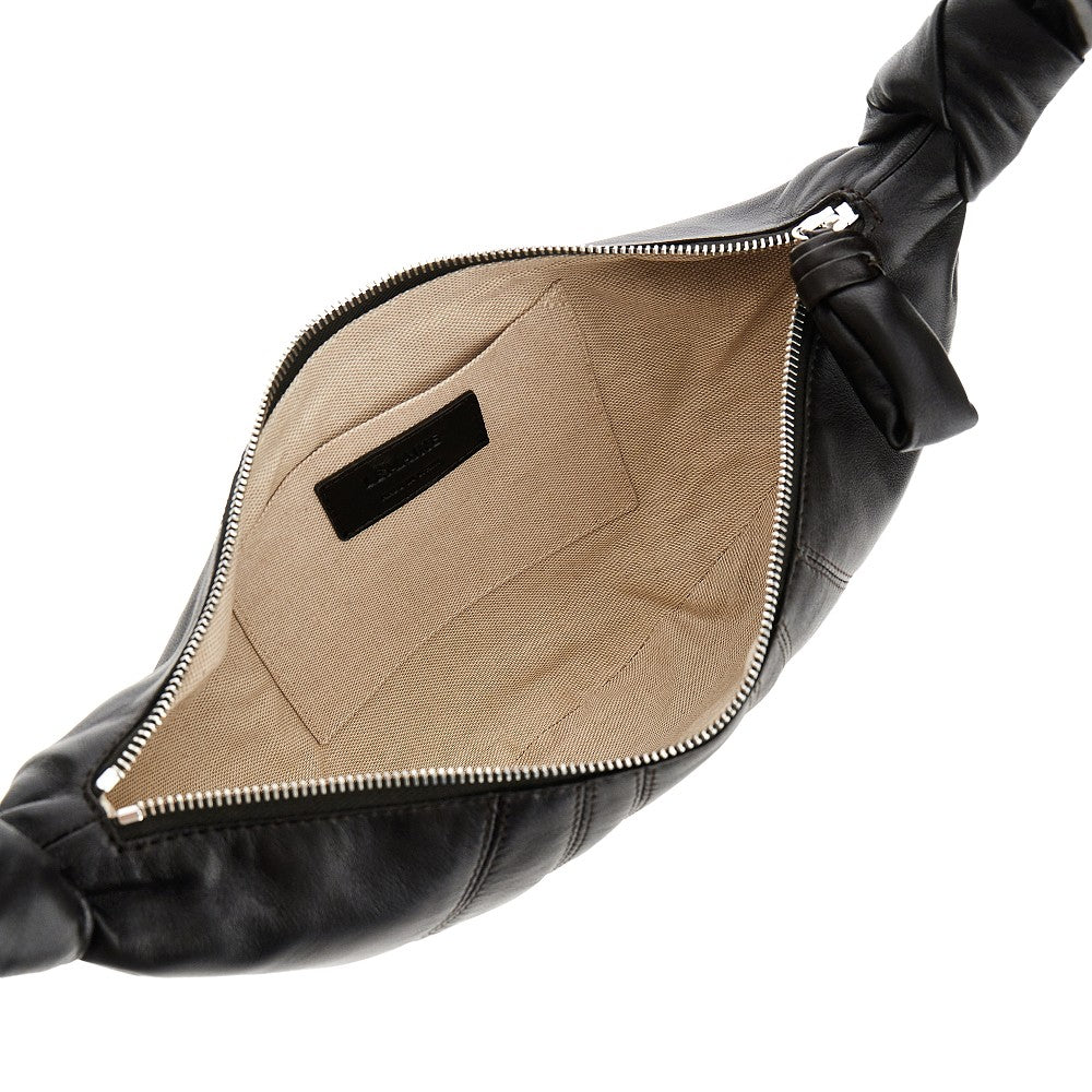 Borsa 'Croissant' piccola in nappa