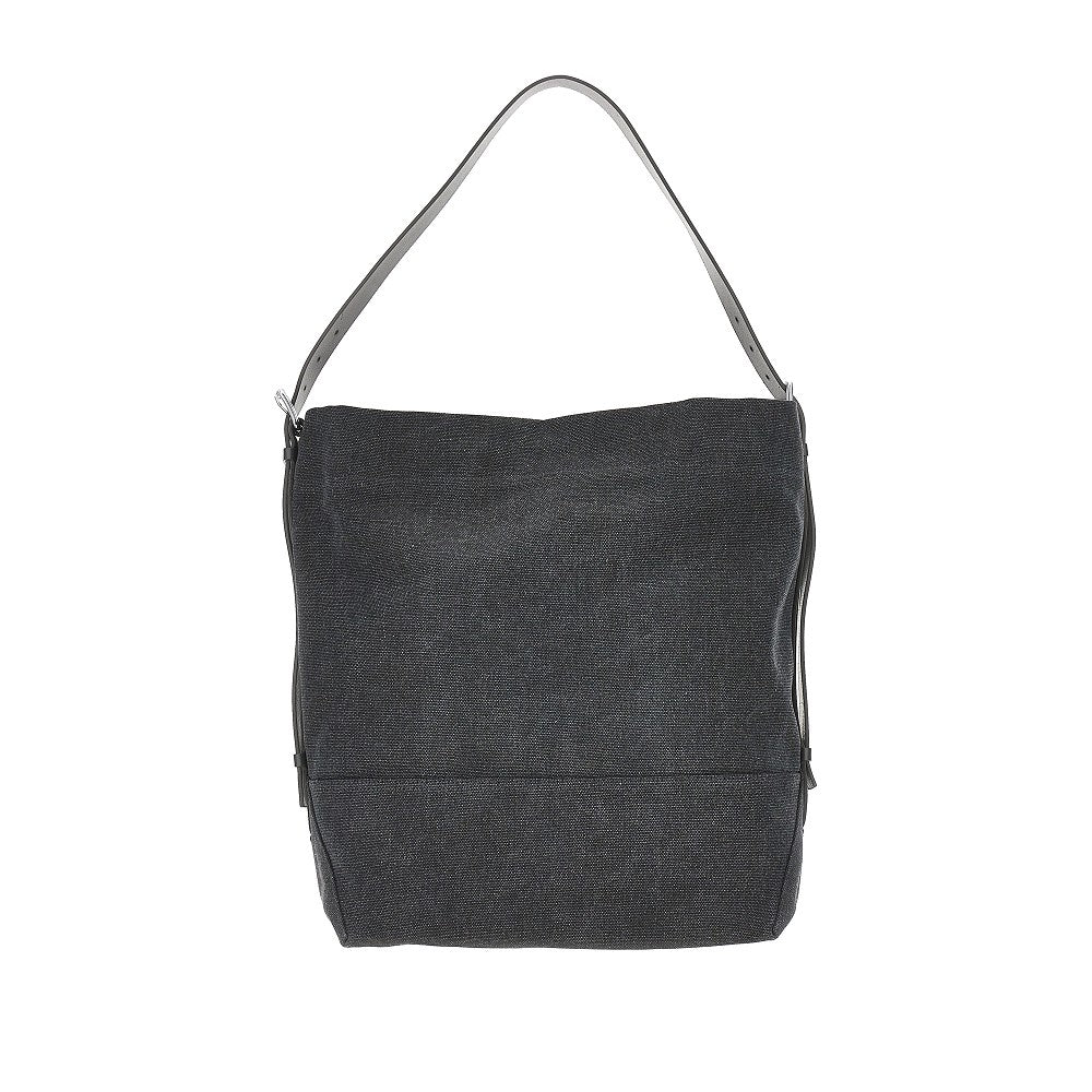 Canvas 'Belted' hobo bag