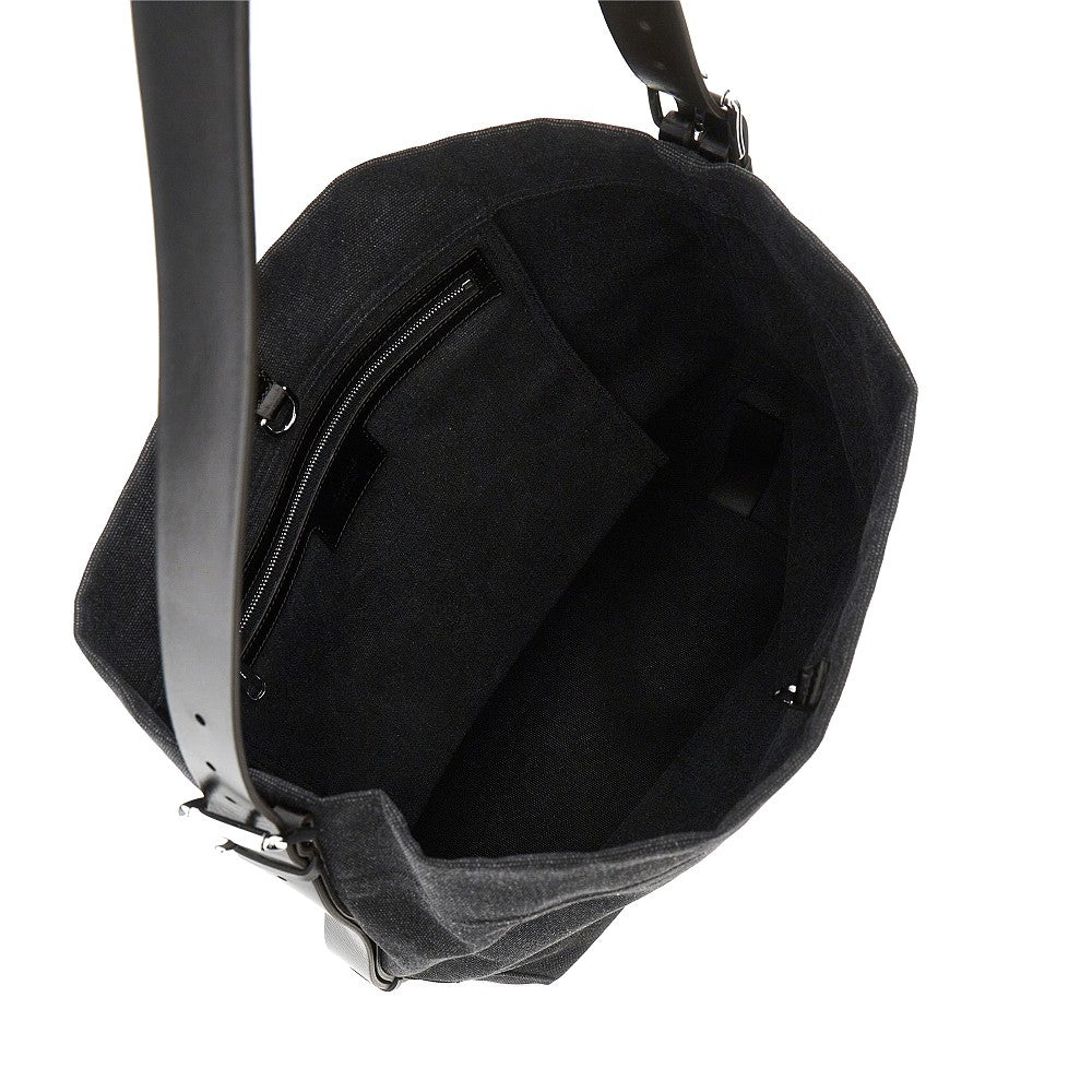 Canvas 'Belted' hobo bag