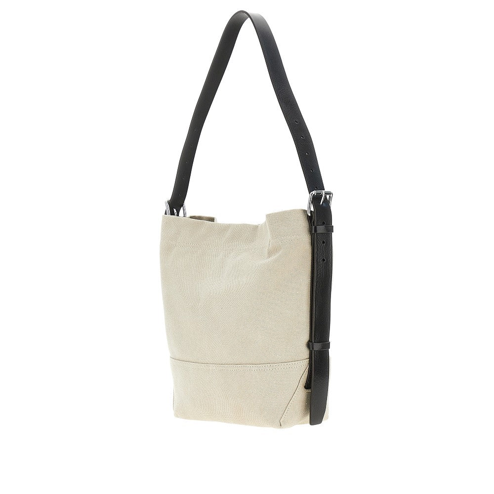 Small 'Belted' canvas tote bag
