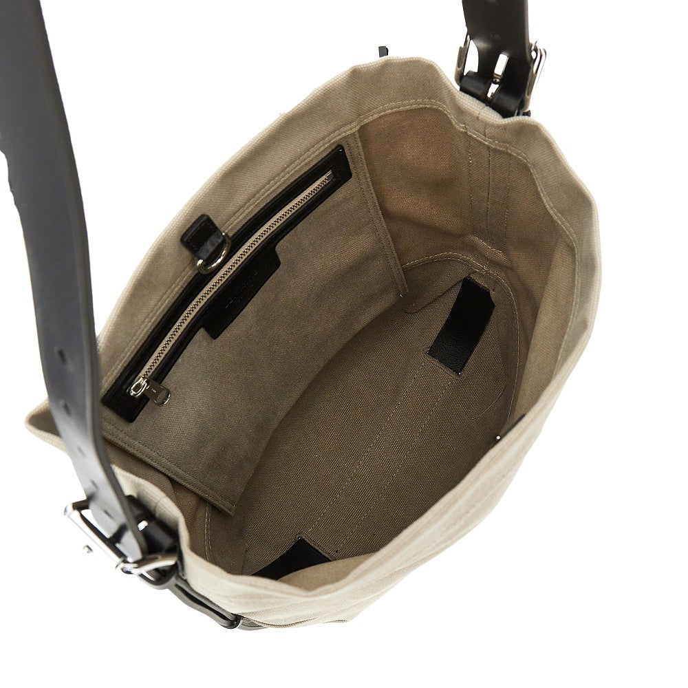 Small 'Belted' canvas tote bag