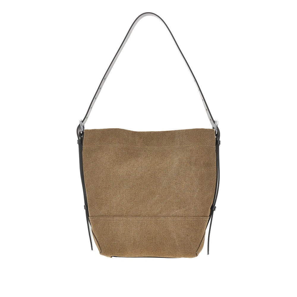 Small 'Belted' canvas tote bag