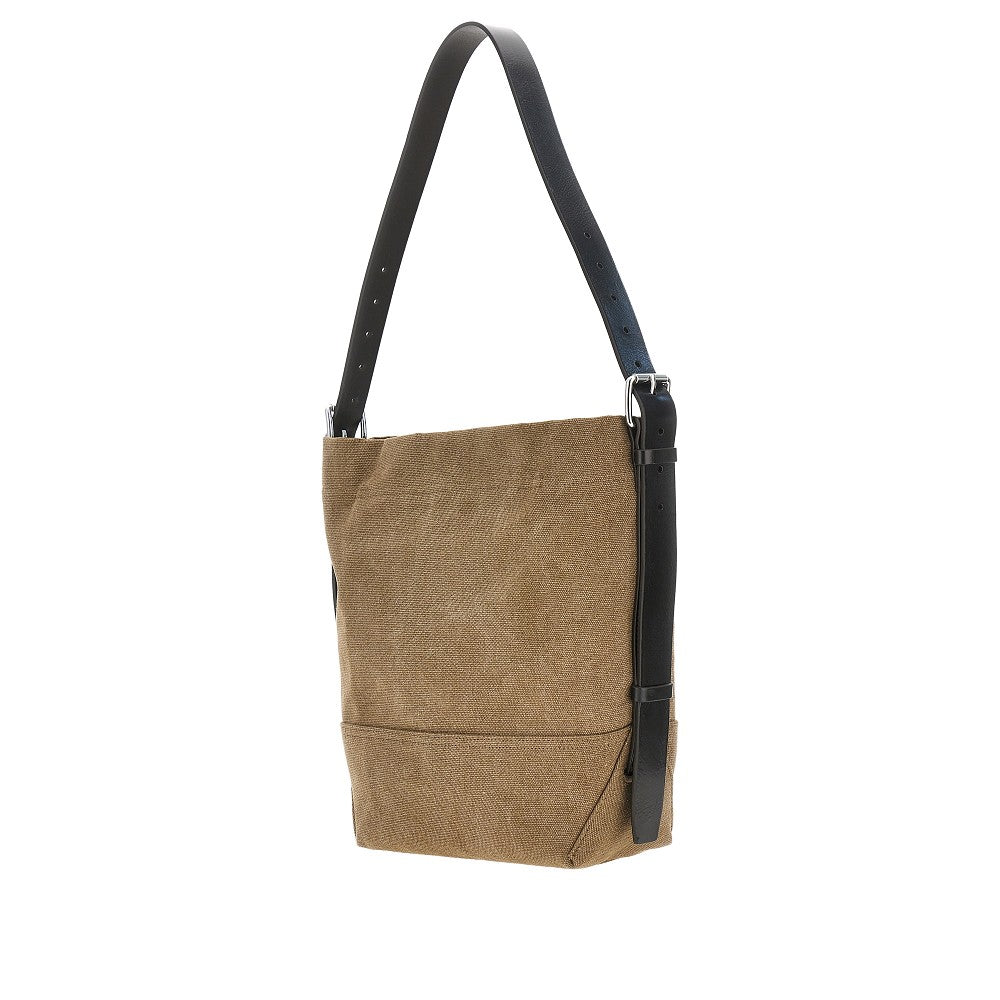 Small 'Belted' canvas tote bag