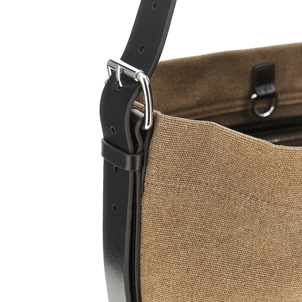 Small 'Belted' canvas tote bag