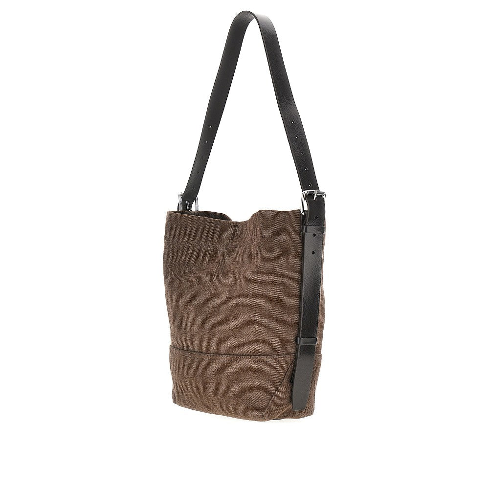 Tote bag 'Belted' piccola in tela