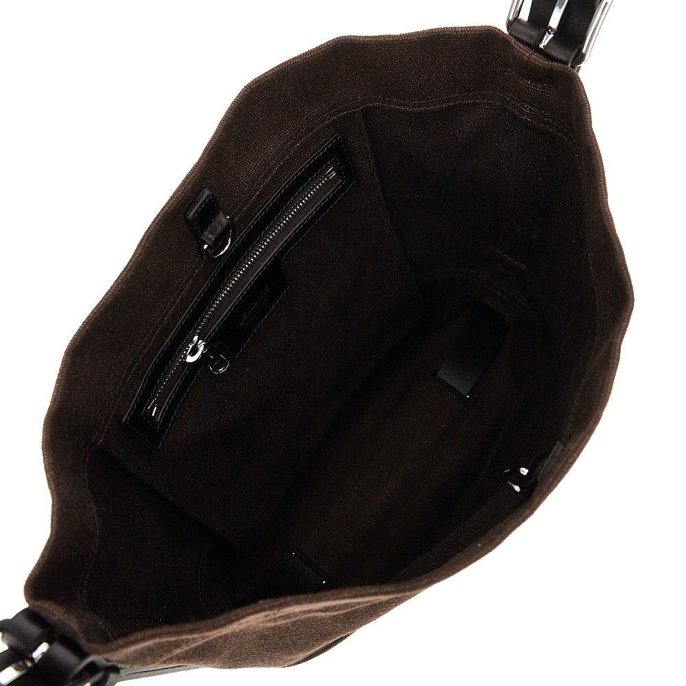Tote bag 'Belted' piccola in tela