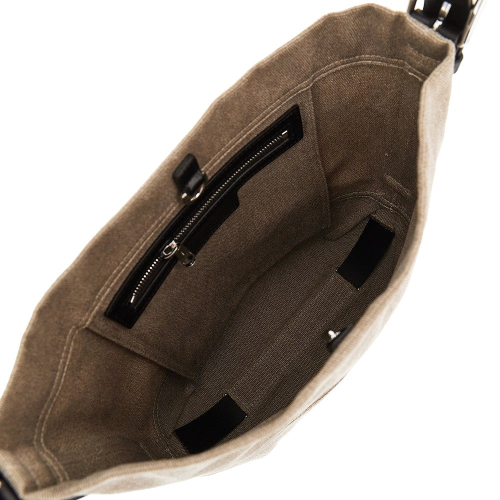 Small 'Belted' canvas tote bag