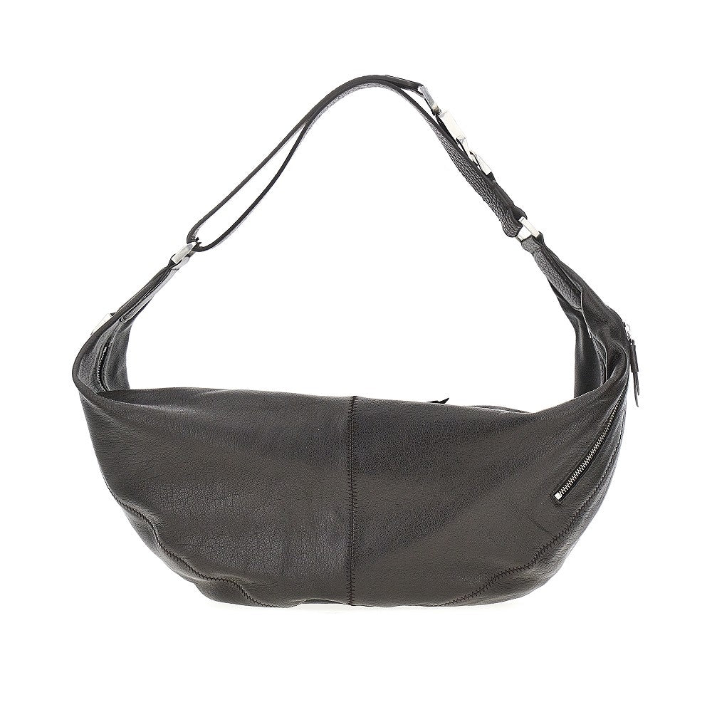 'Quiver Clip' grained leather bag