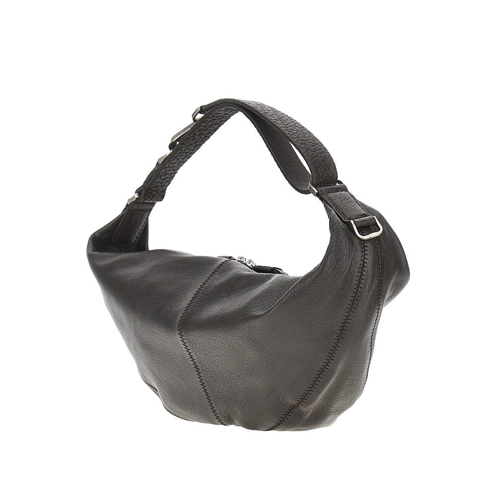 Leather mini 'Quiver Clip' bag