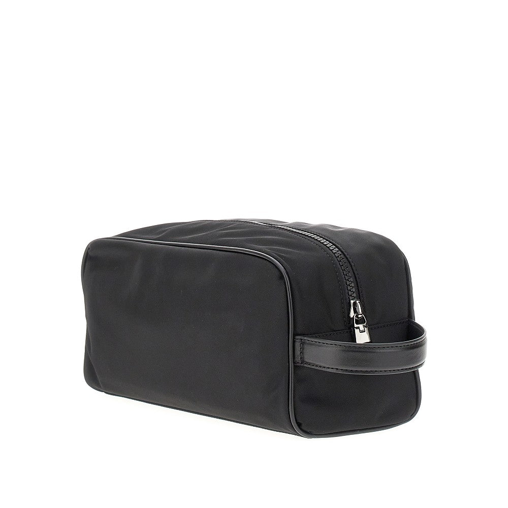 Beauty case in nylon con logo