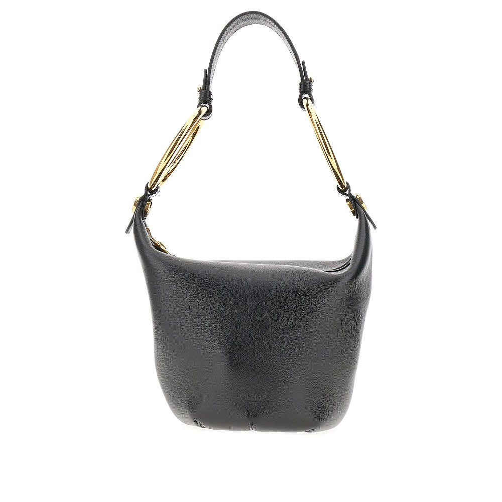 Leather small 'Bracelet' bag