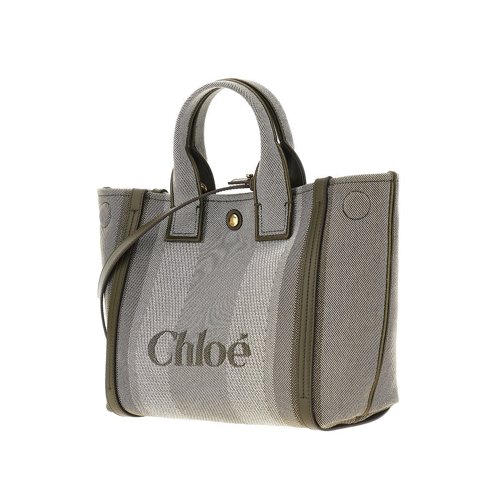 Canvas small 'Chloé Carry' tote bag