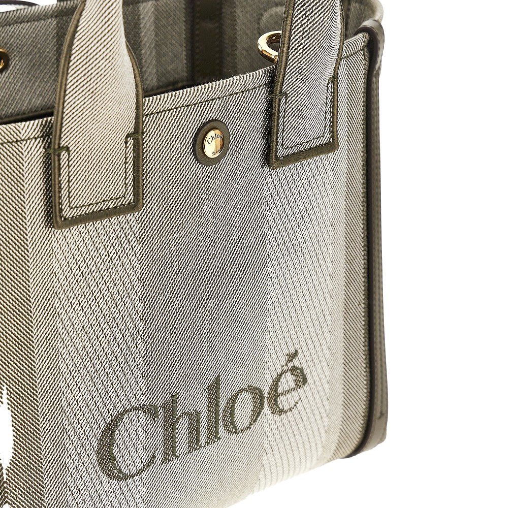 Canvas small 'Chloé Carry' tote bag