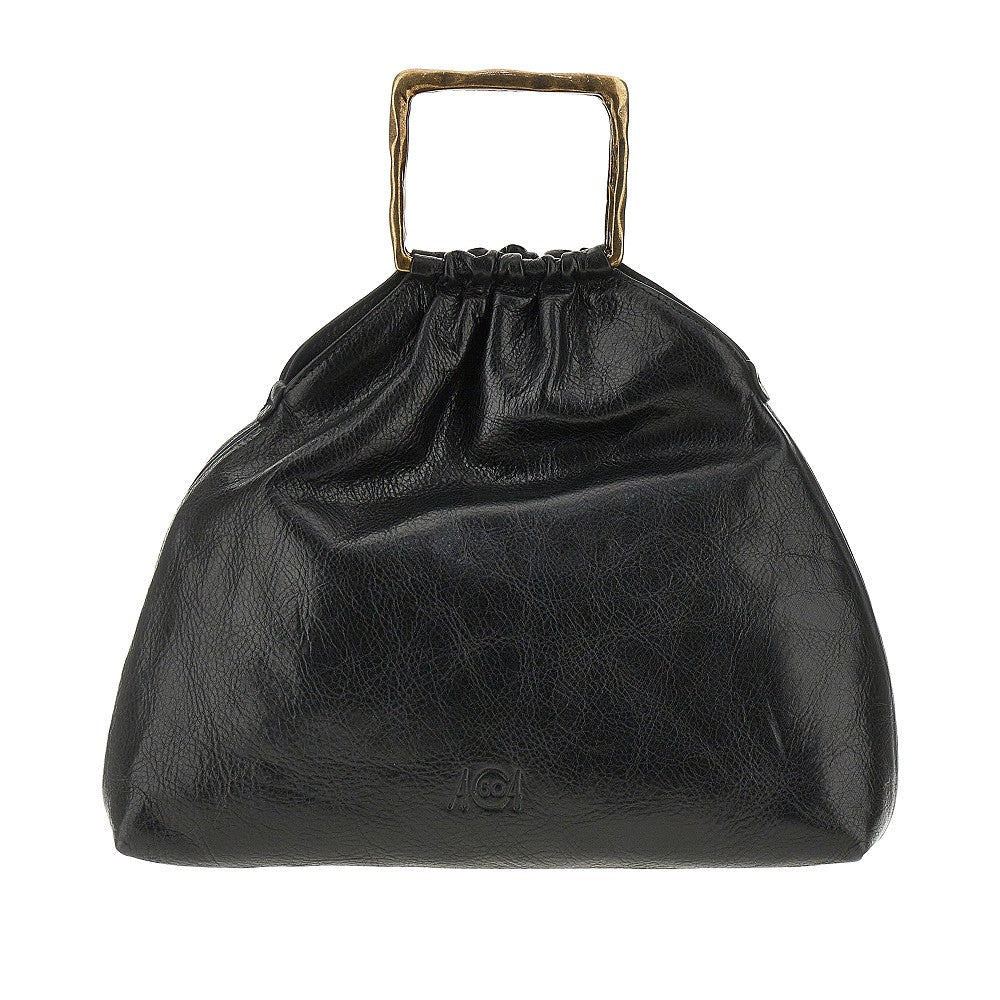 Leather medium 'Delia' pouch