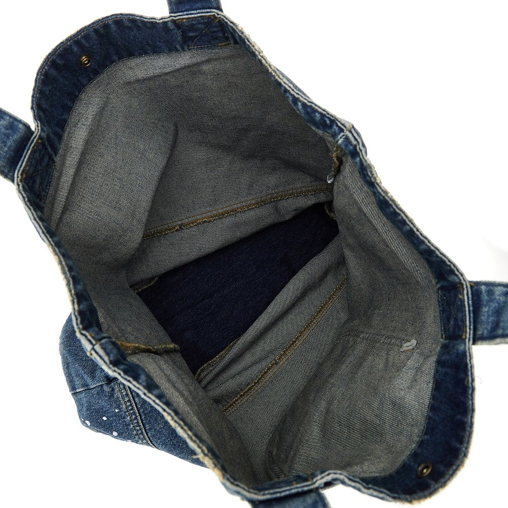 Destroy denim tote bag