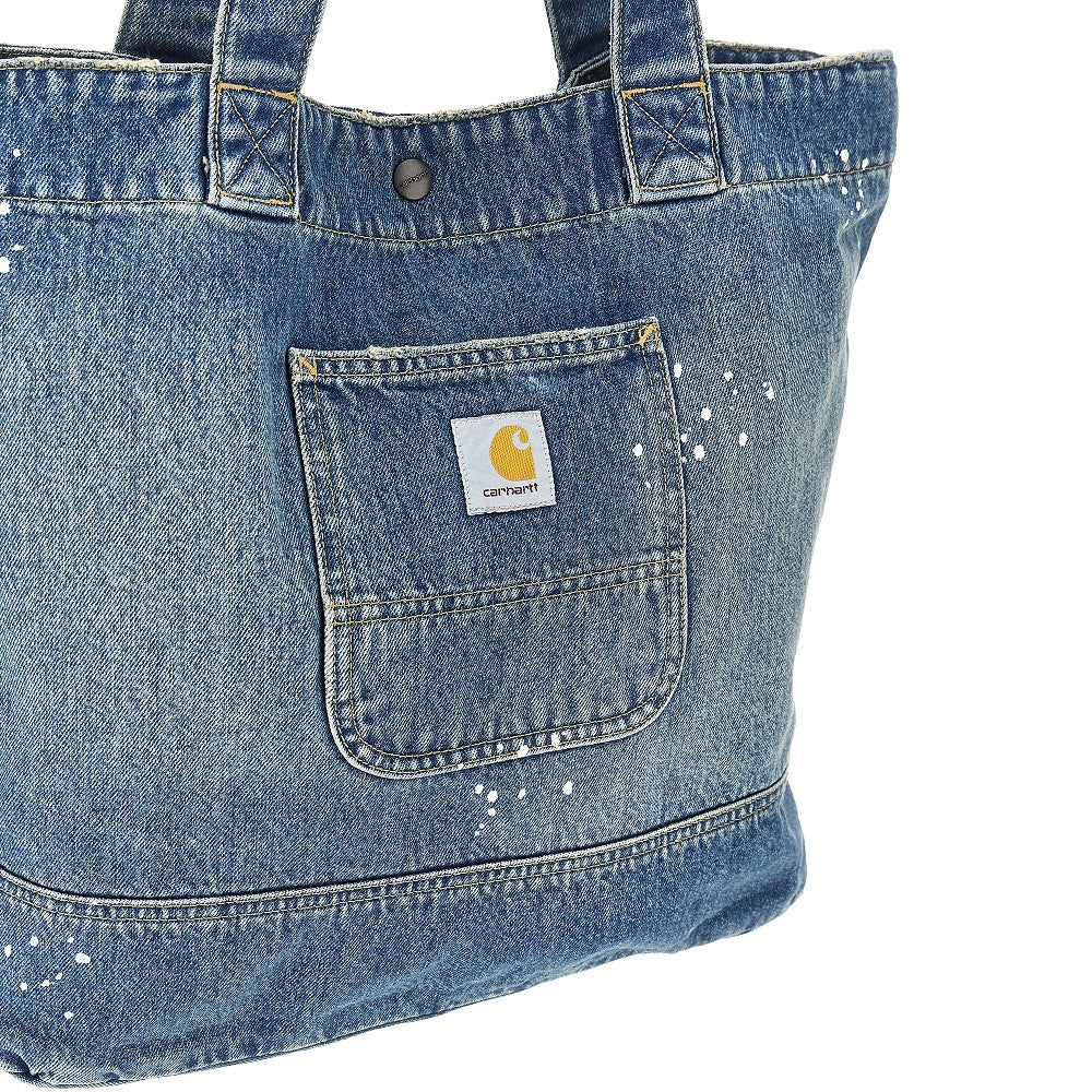 Destroy denim tote bag