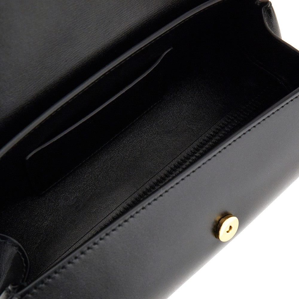 Leather small 'Cannolo' bag