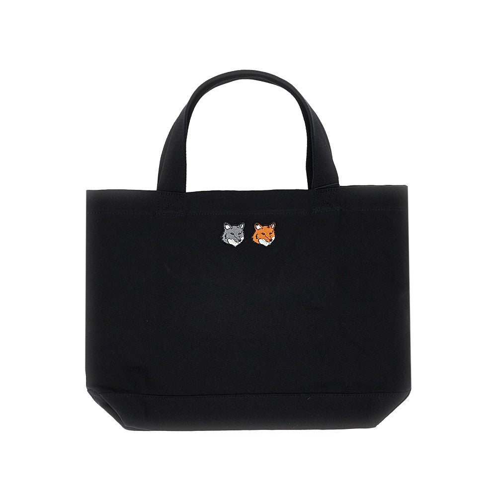 Tote bag con patch 'Double Fox Head'