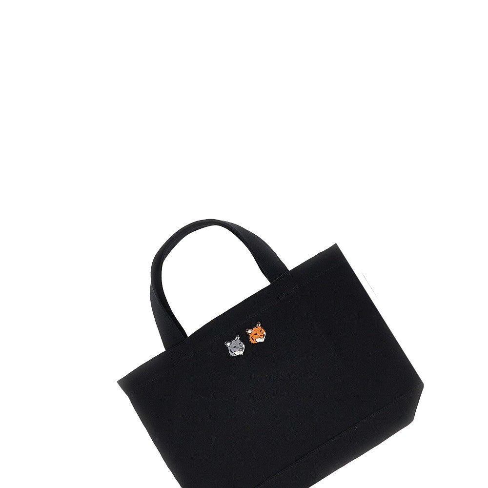 Tote bag con patch 'Double Fox Head'