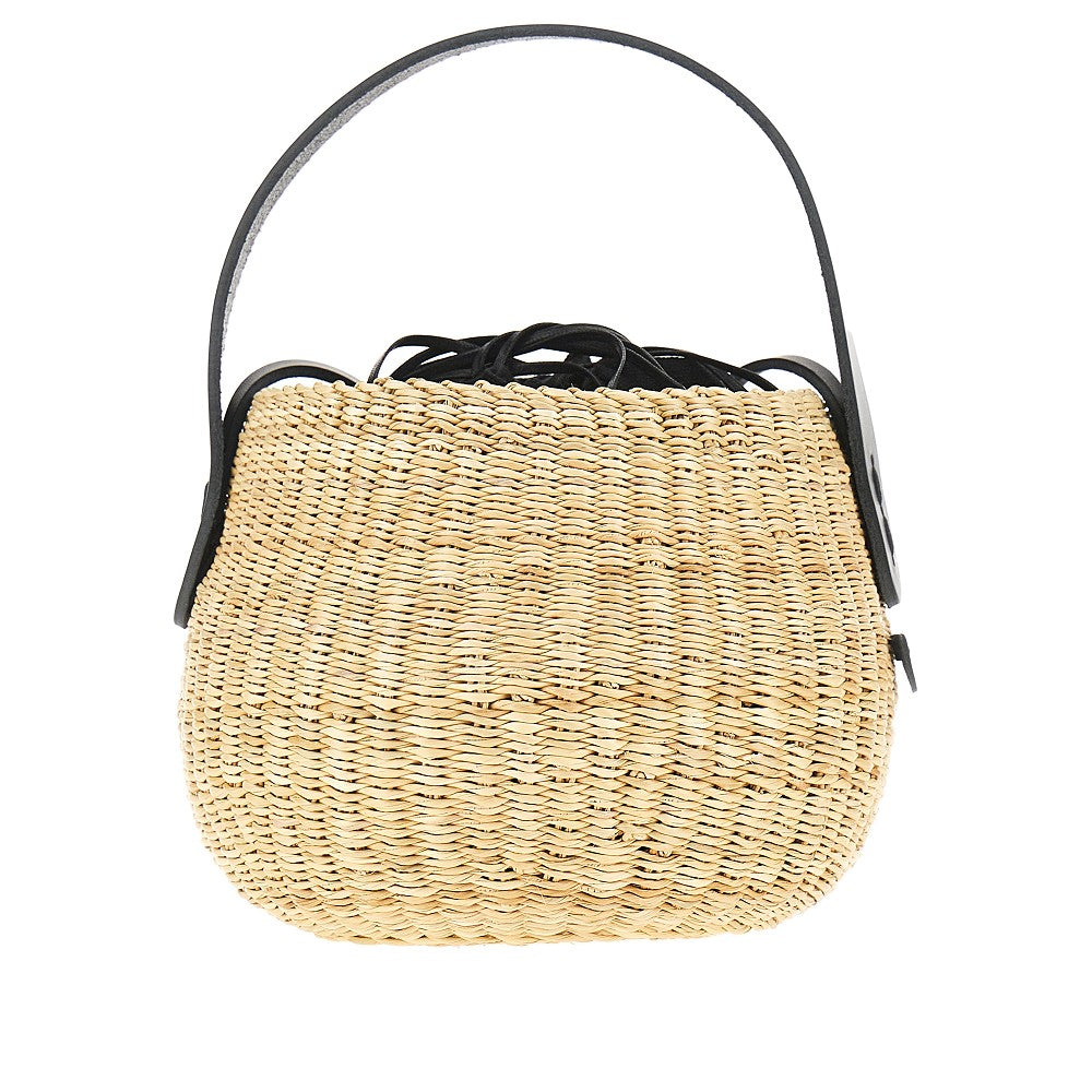 Borsa 'Orphee' in paglia intrecciata