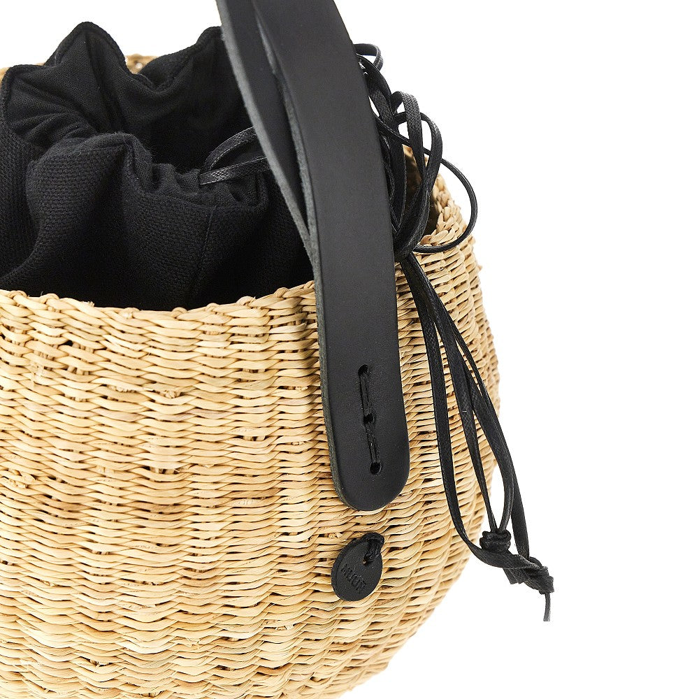Borsa 'Orphee' in paglia intrecciata