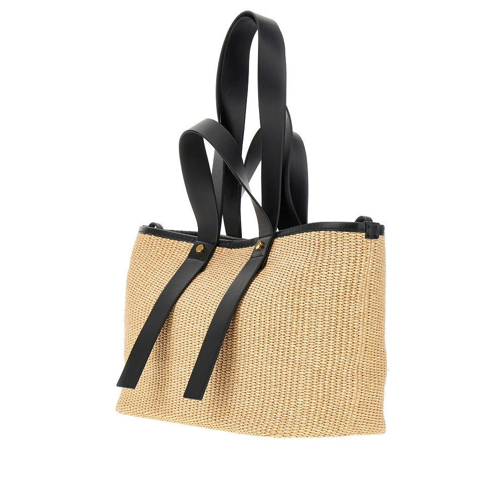 Small &#39;Day Off&#39; raffia bag