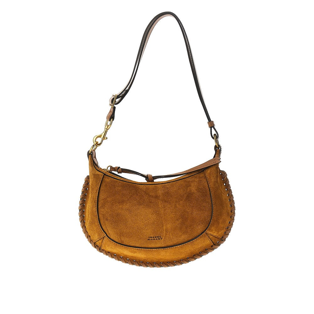 Borsa 'Oskan Moon' in pelle scamosciata