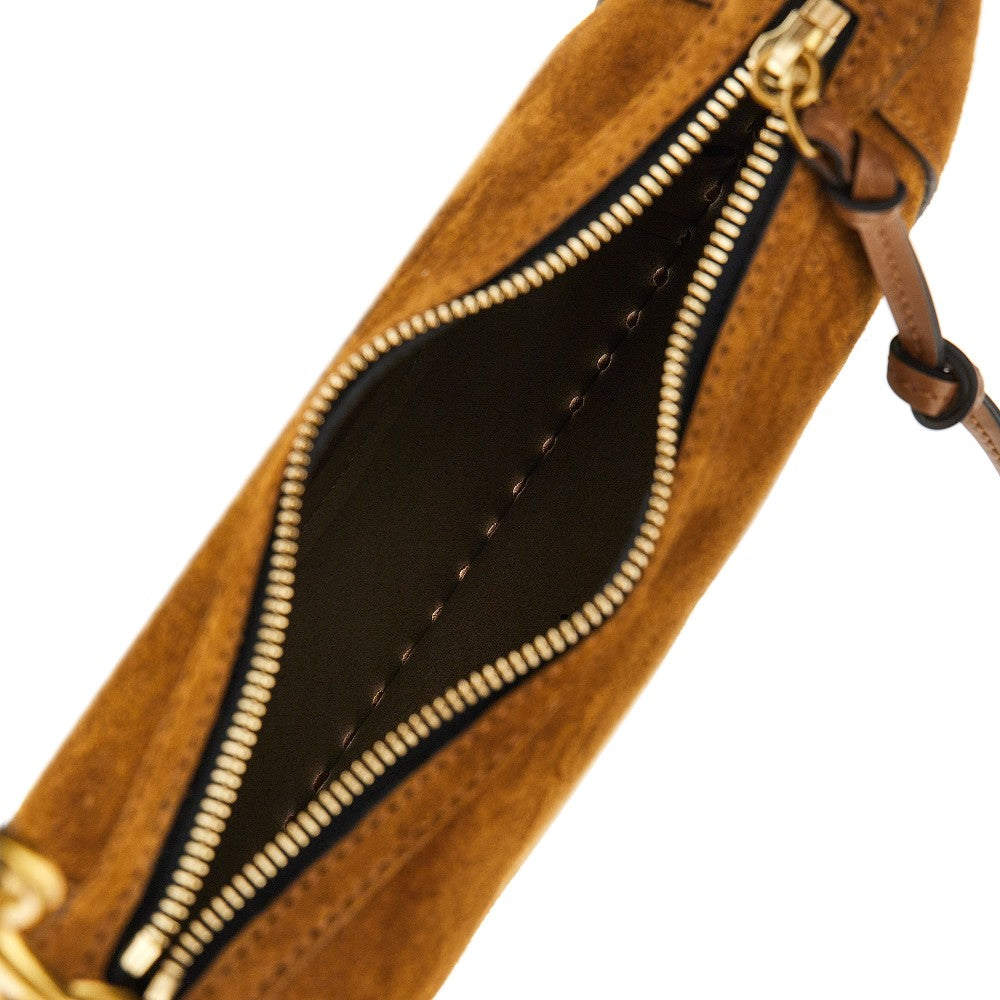 Borsa 'Oskan Moon' in pelle scamosciata