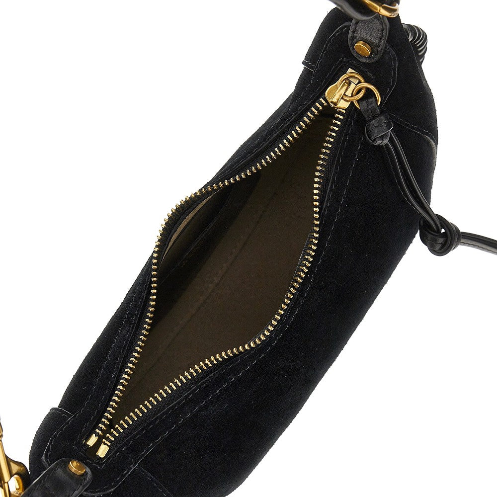 Borsa 'Oskan Moon' in pelle scamosciata