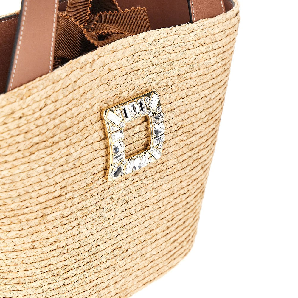 Raffia small Viv' Skate bag ROGER VIVIER – RBoutique