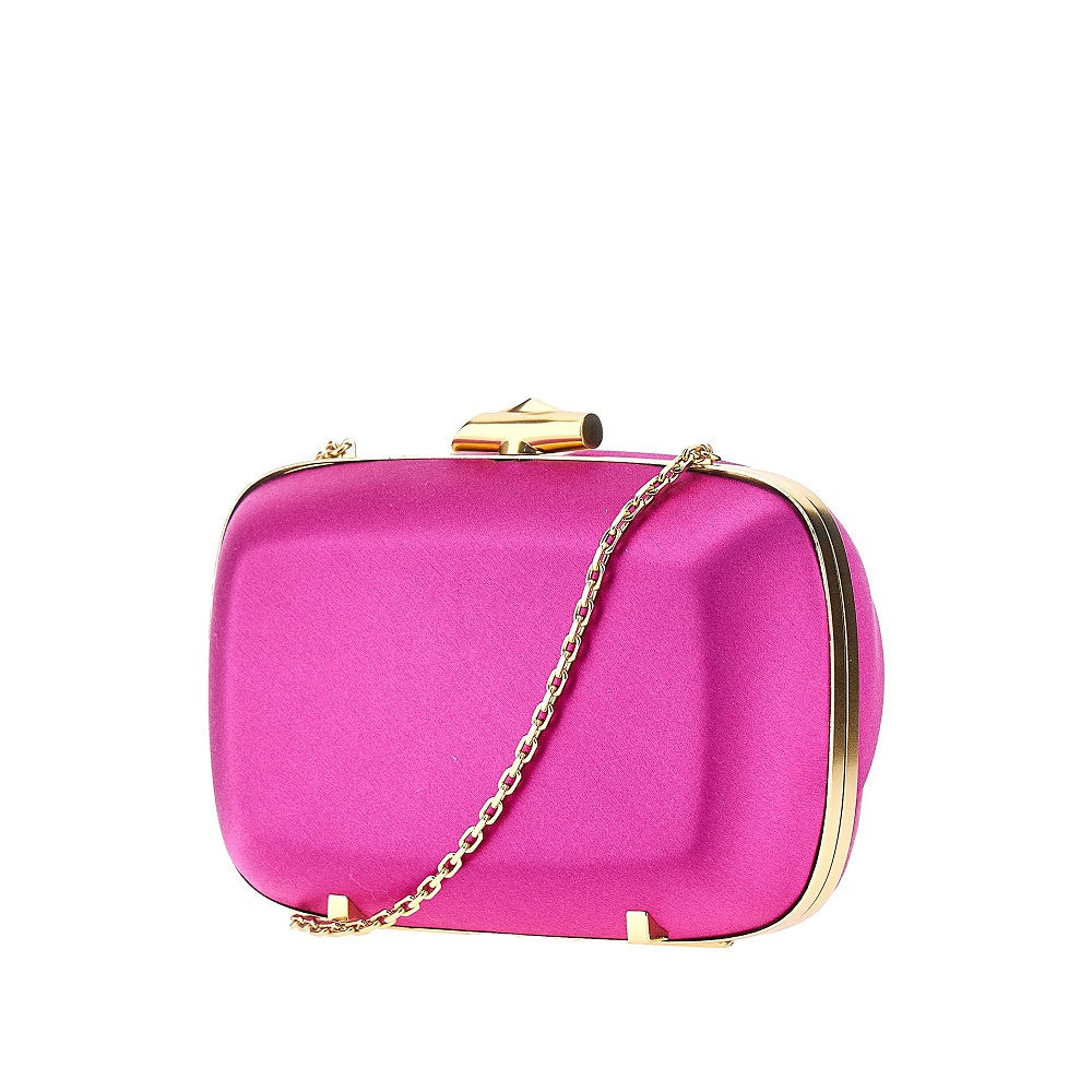 Clutch 'Rose Vivier' in raso