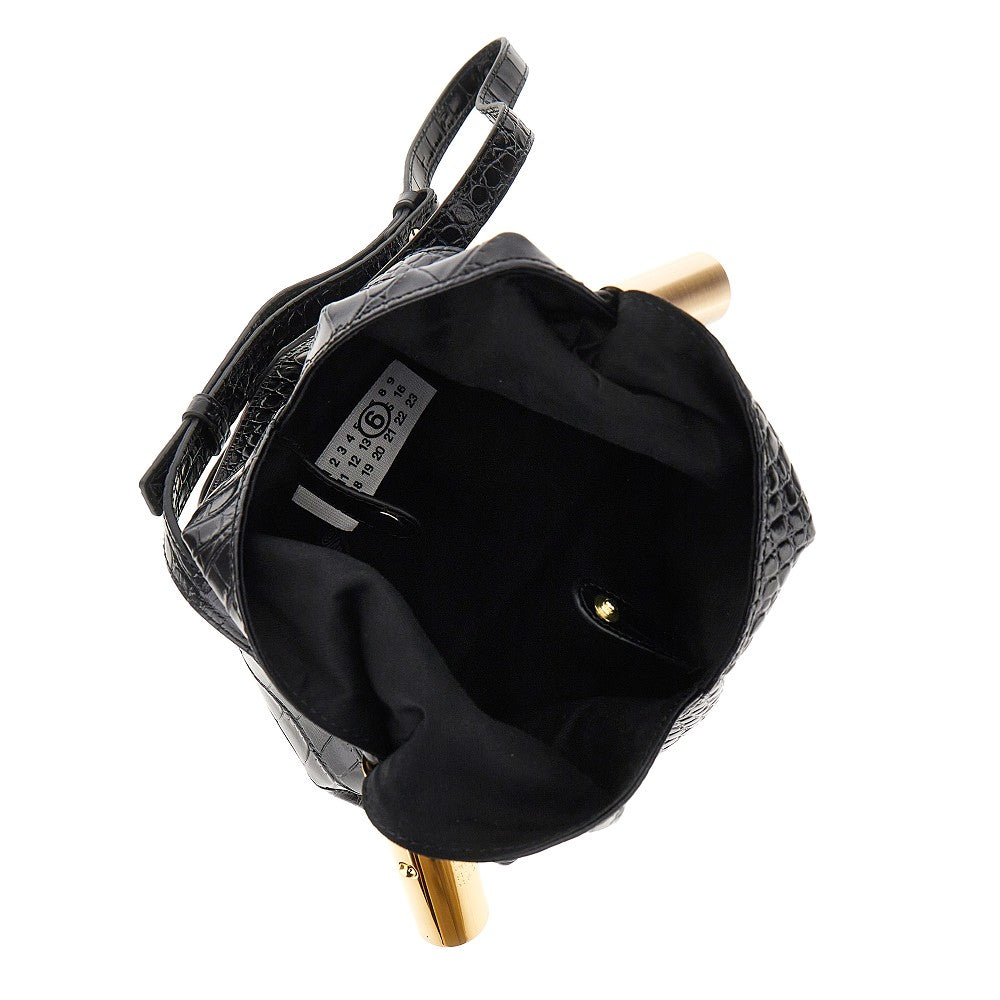 Borsa Japanese small in pelle stampa cocco