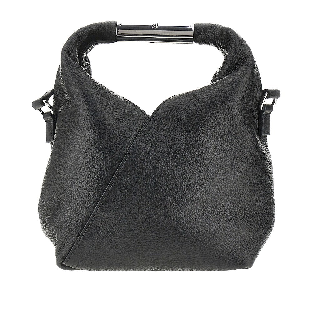 Grained leather small Japanese bag